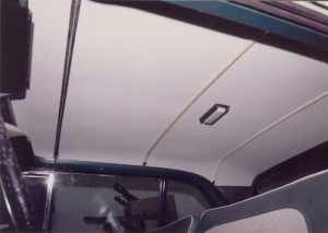 Custom roof lining