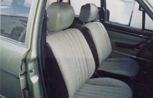 car seats grey cloth